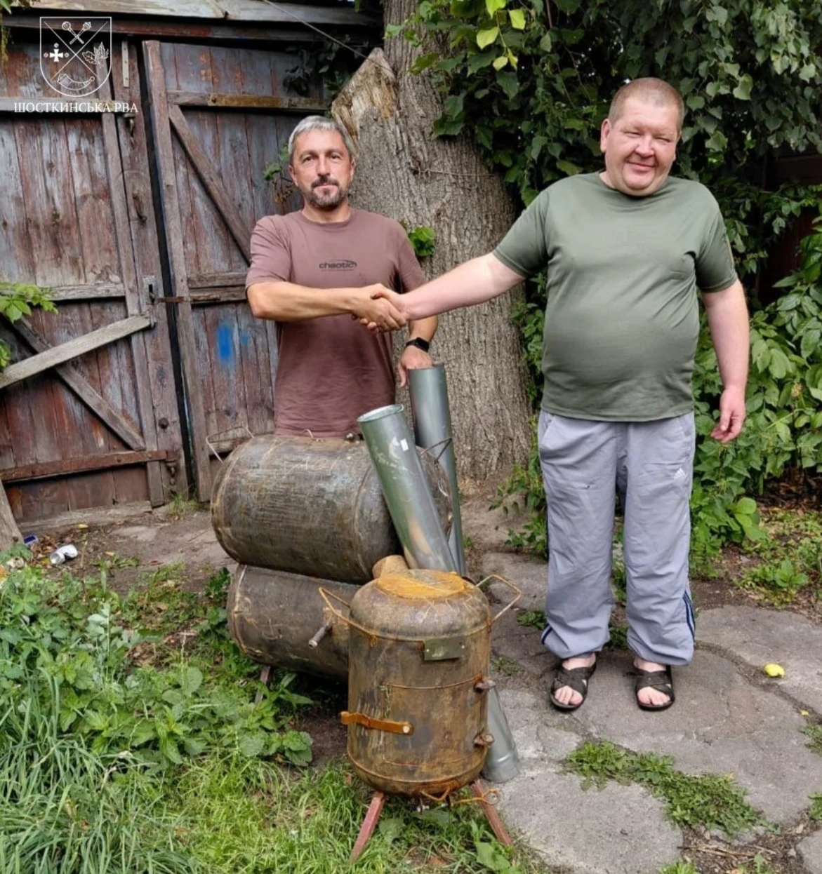 Ветерани Шосткинщини отримали буржуйки й водонагрівачі від партнерів із Нової Зеландії