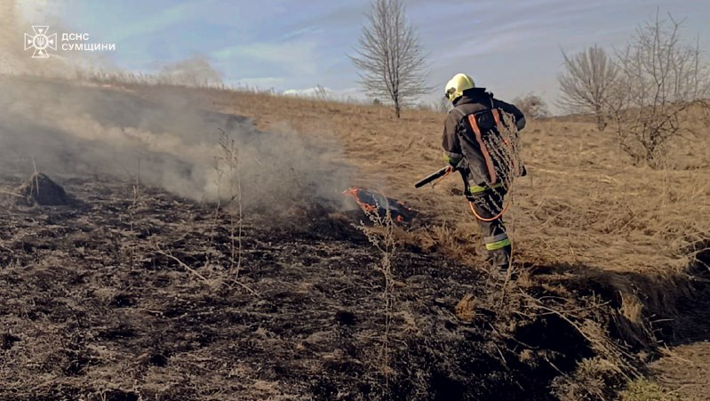 У Шосткинській громаді посилюють контроль за спалювання сухостою