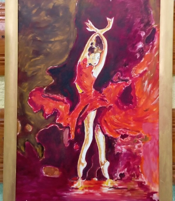 Пензлем і словом: у Шостці відкрилася перша персональна виставка поетки Валентини Тимофеєвої