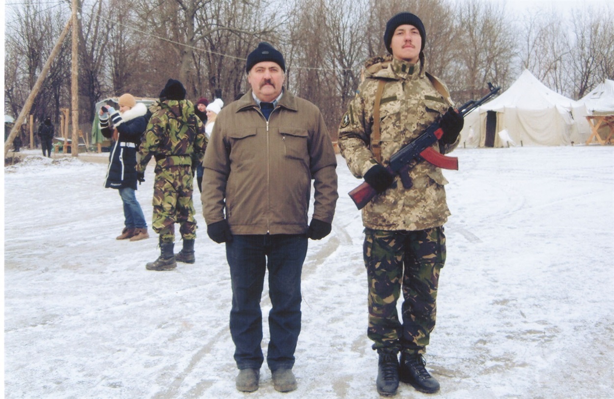 З батьком в день присяги