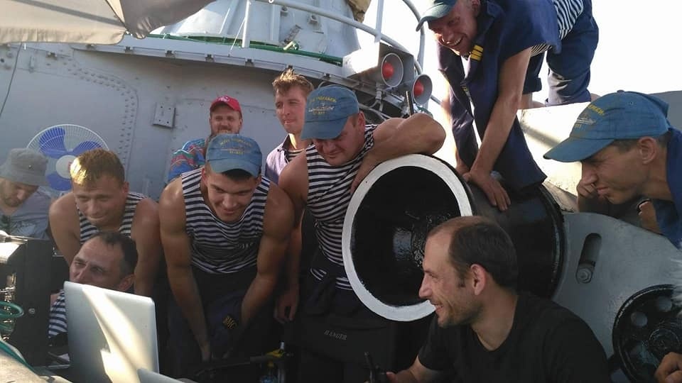На знімальному майданчику