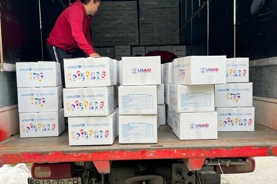 Перші набори дитячого одягу відправились на деокуповану територію Харківщини