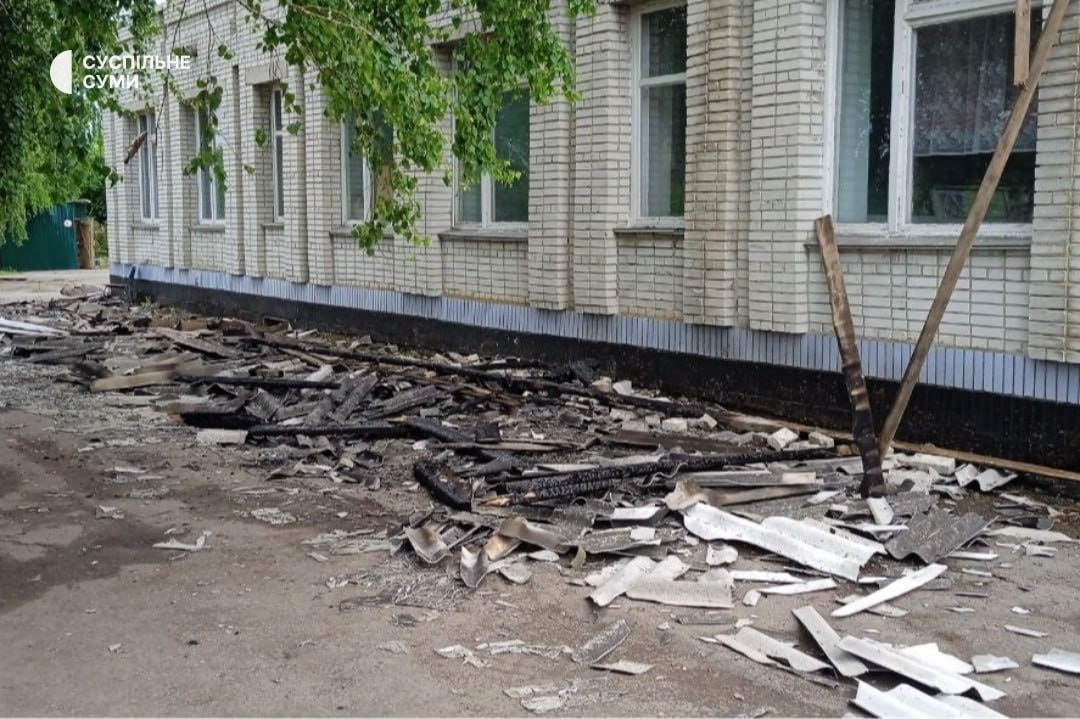 Зруйнована їдальня ліцею