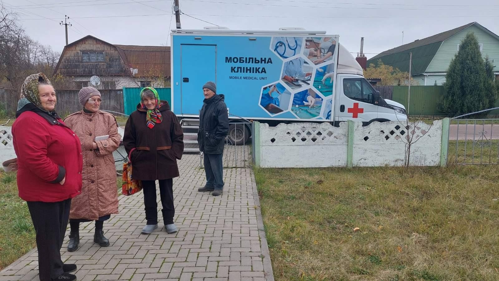Понад 1000 жителів Шосткинської громади скористалися послугами мобільної клініки у 2025 році