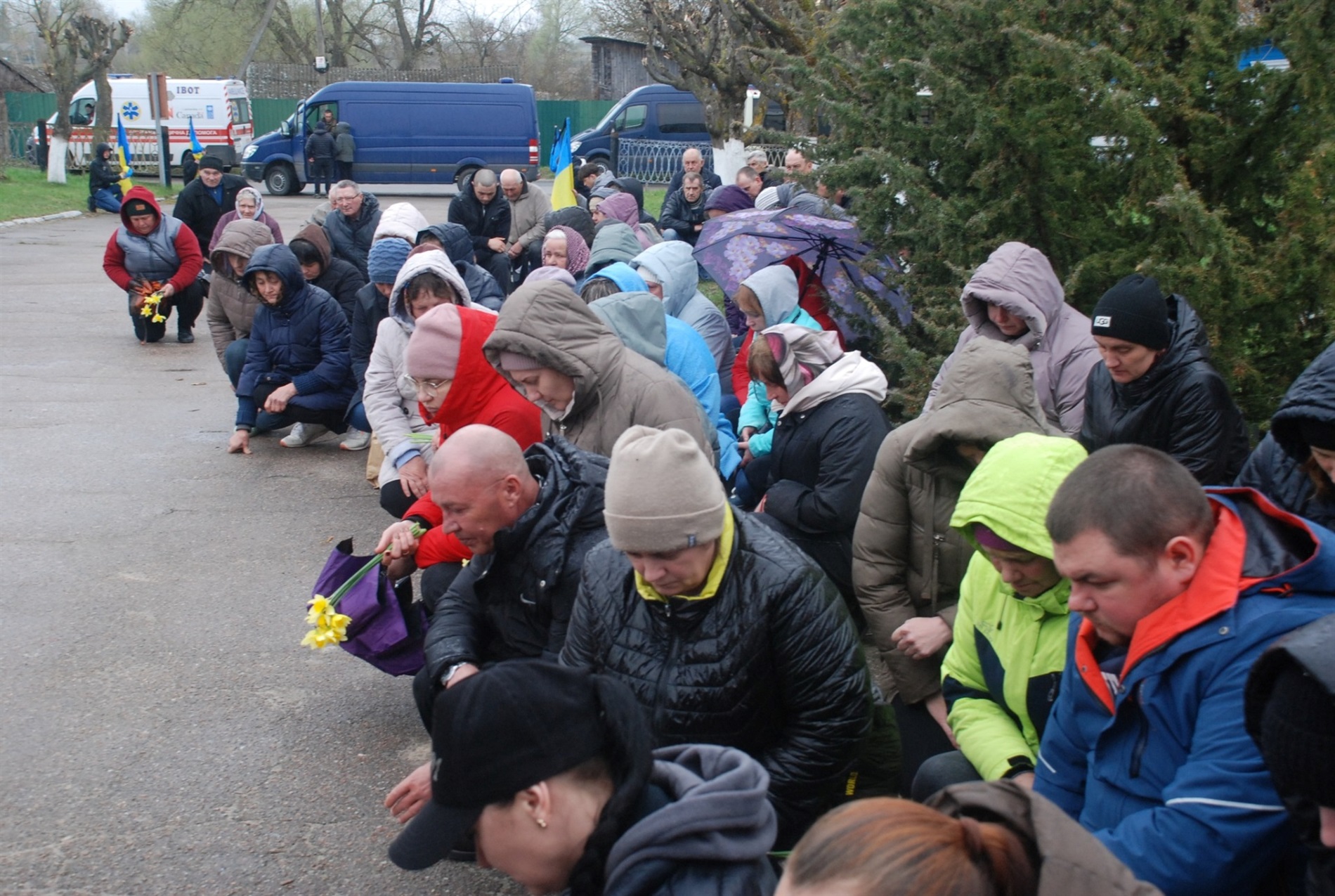 У селі Клишки поховали прикордонника, який загинув на Великдень на Сумщині
