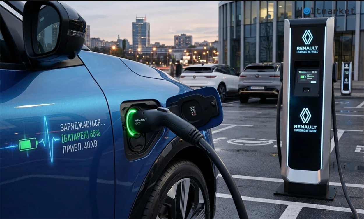 Зарядка на електромобіль Renault в інтернет-магазині Voltmarket